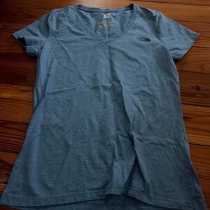 The North Face Women's Blue V-Neck Tee